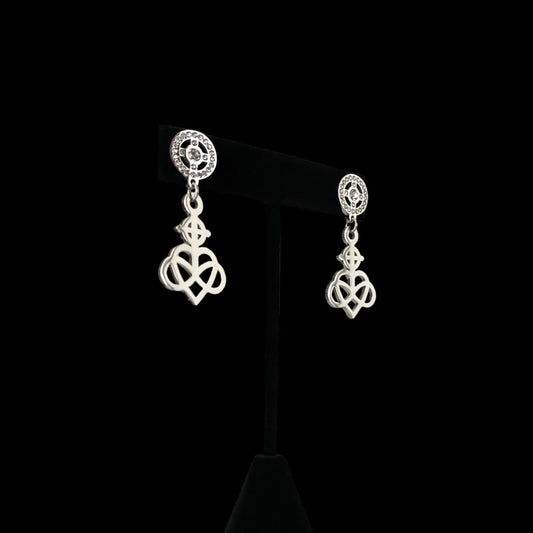 "INFINITY CROSS" EARRINGS